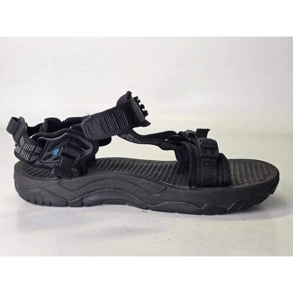 Teva Men's Sandals Size 9 EU 42 Black Strappy Open Toe Universal‎ Hiking Shoes